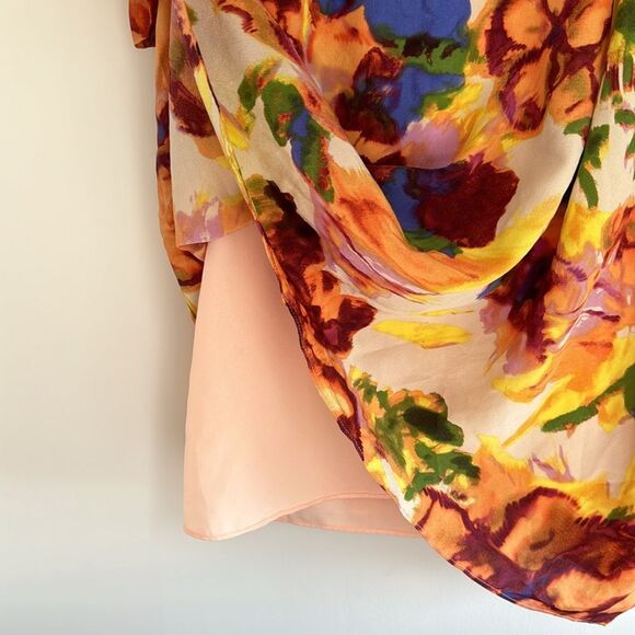 Maeve Floral Mini Dress - Multicolor - Picture 9 of 16